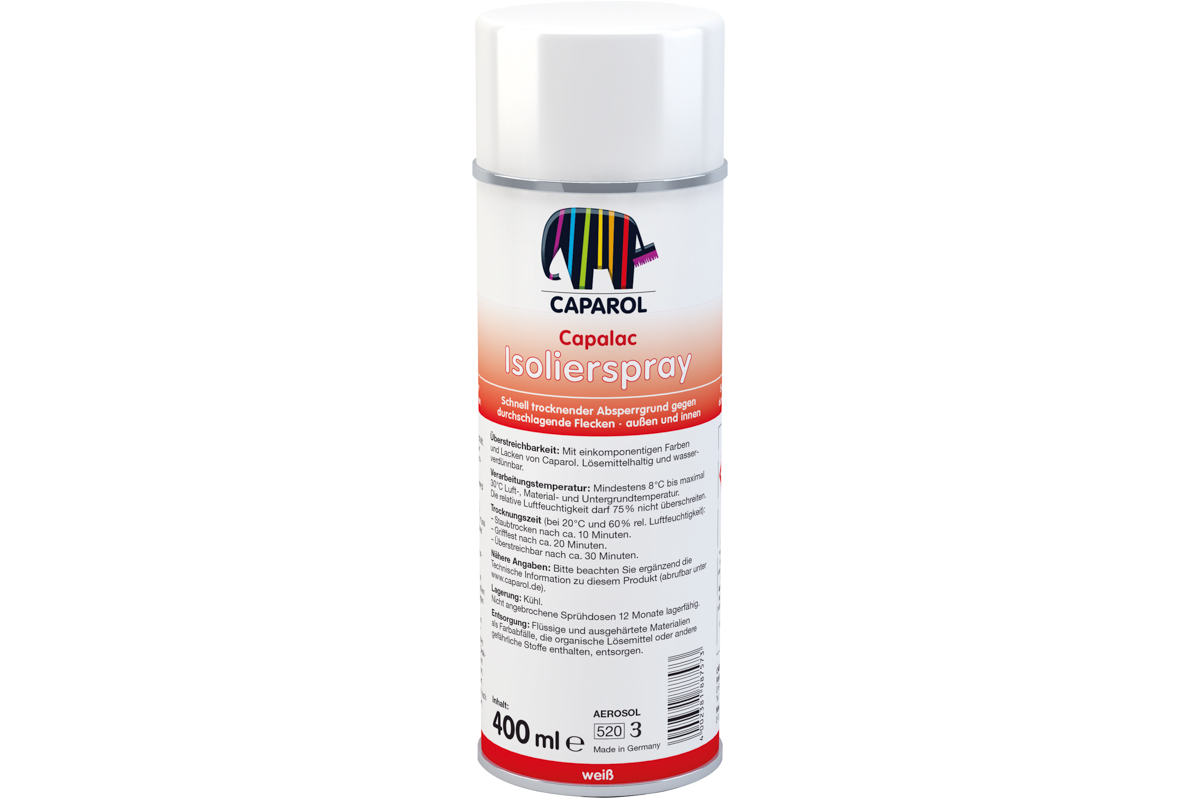 Capalac Isolierspray 400 ml Weiß